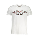 T-shirt en coton blanc Cavalli Class