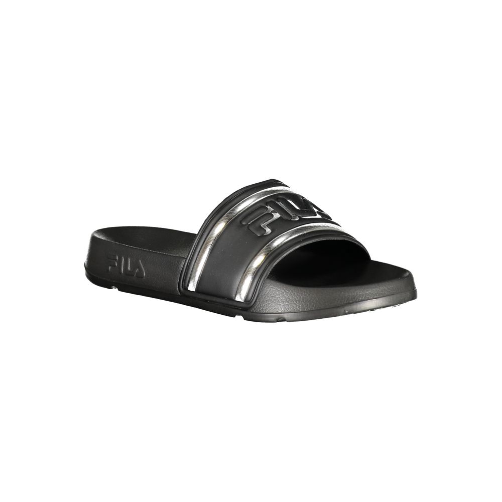 Fila Black Polyethylene Sandal - Morro Bay Logo Design