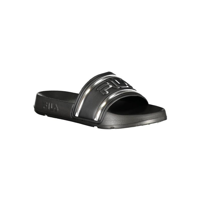 Fila Black Polyethylene Sandal - Morro Bay Logo Design