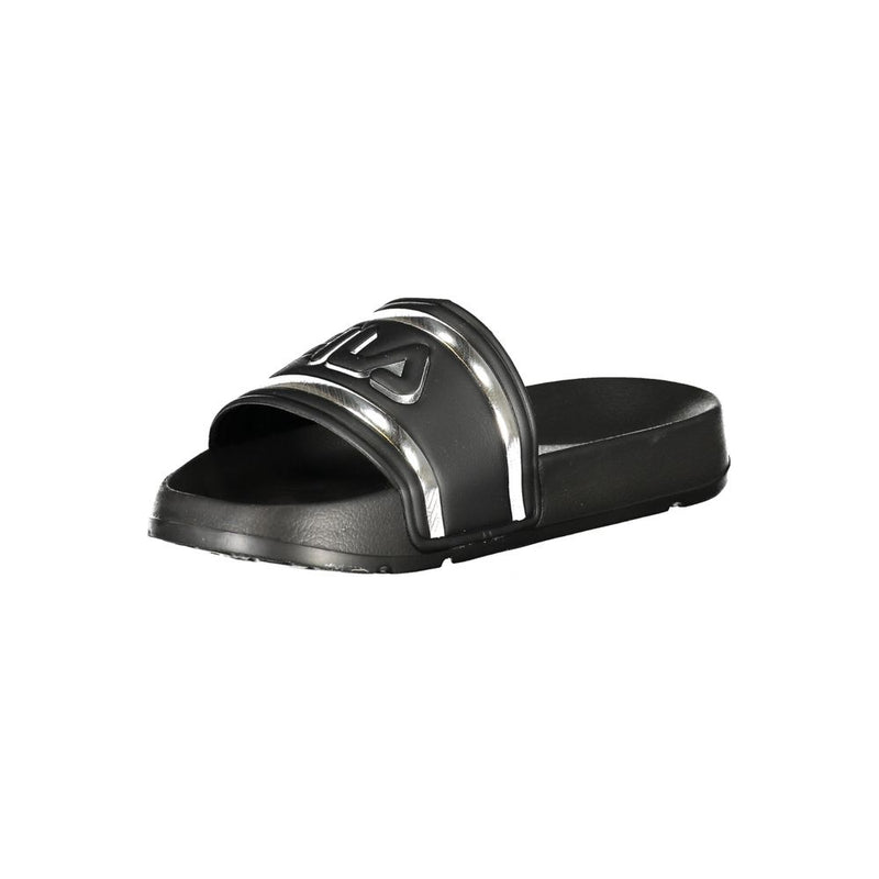 Fila Black Polyethylene Sandal - Morro Bay Logo Design