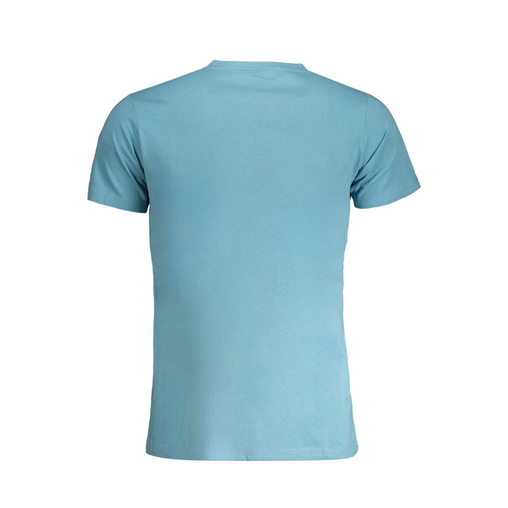 T-shirt homme en coton bleu clair, Norvège 1963