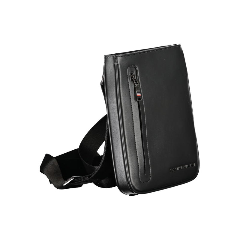 Sac à bandoulière en polyéthylène noir Tommy Hilfiger