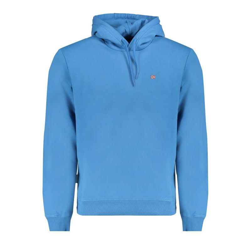 Napapijri Blue Cotton Men Sweater