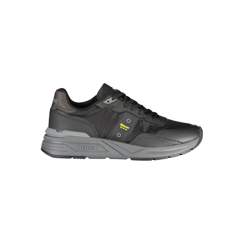 Sneakers Blauer en Polyester Noir - Chaussures Athlétiques Élégantes