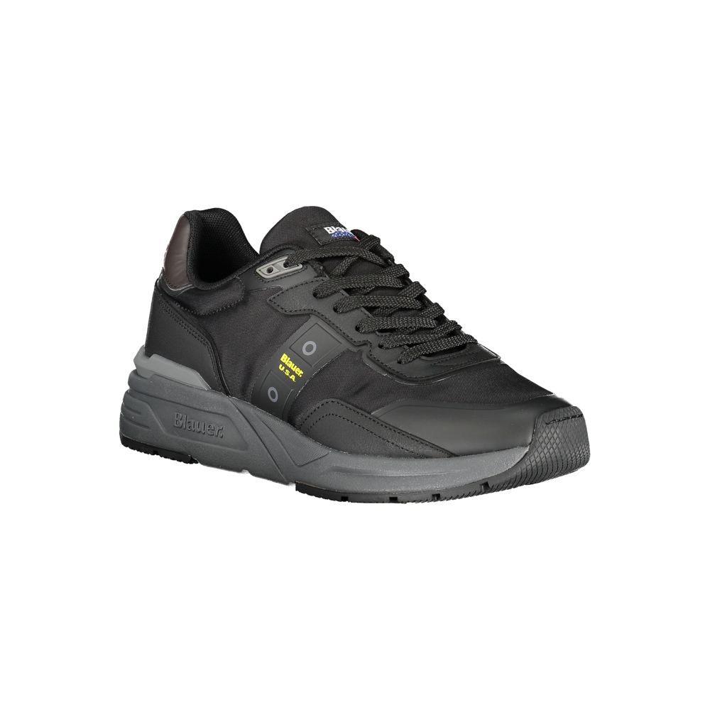 Sneakers Blauer en Polyester Noir - Chaussures Athlétiques Élégantes