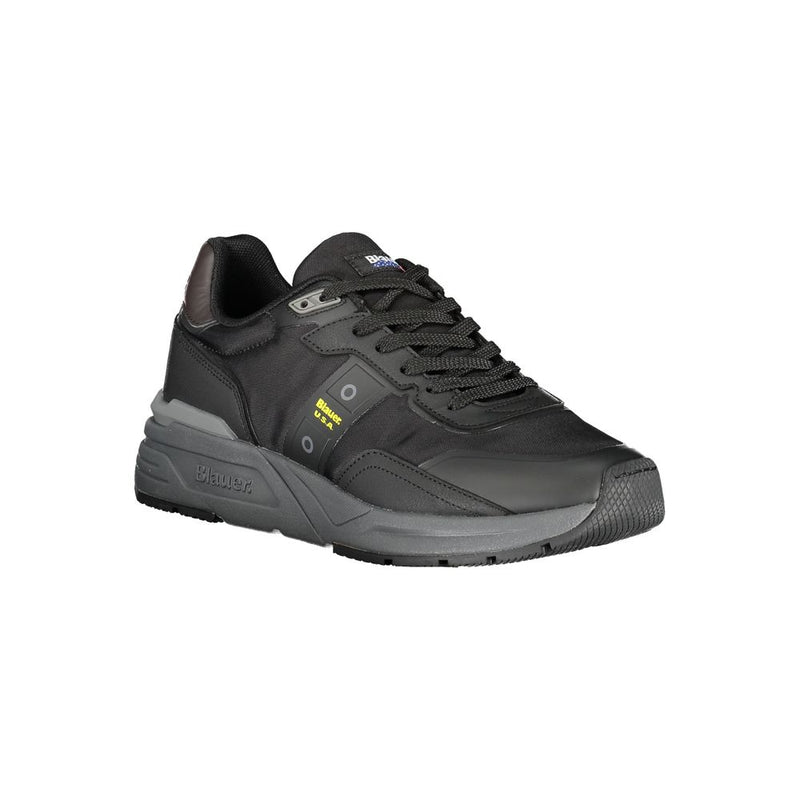 Sneakers Blauer en Polyester Noir - Chaussures Athlétiques Élégantes