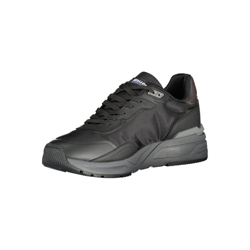 Sneakers Blauer en Polyester Noir - Chaussures Athlétiques Élégantes