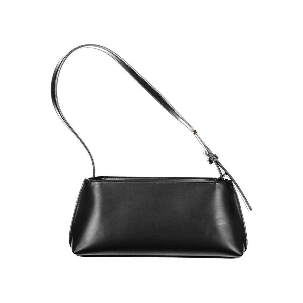 Calvin Klein Black Polyester Women Handbag - Sleek & Sophisticated