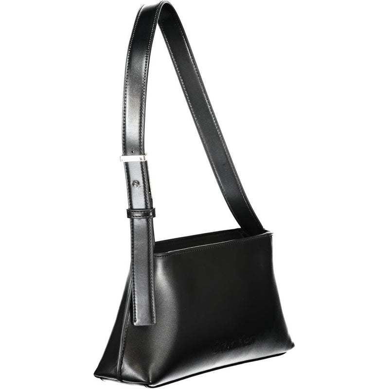 Calvin Klein Black Polyester Women Handbag - Sleek & Sophisticated