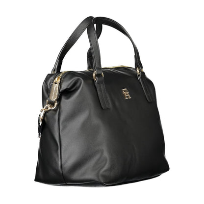Sac à main Tommy Hilfiger en polyester noir pour femme