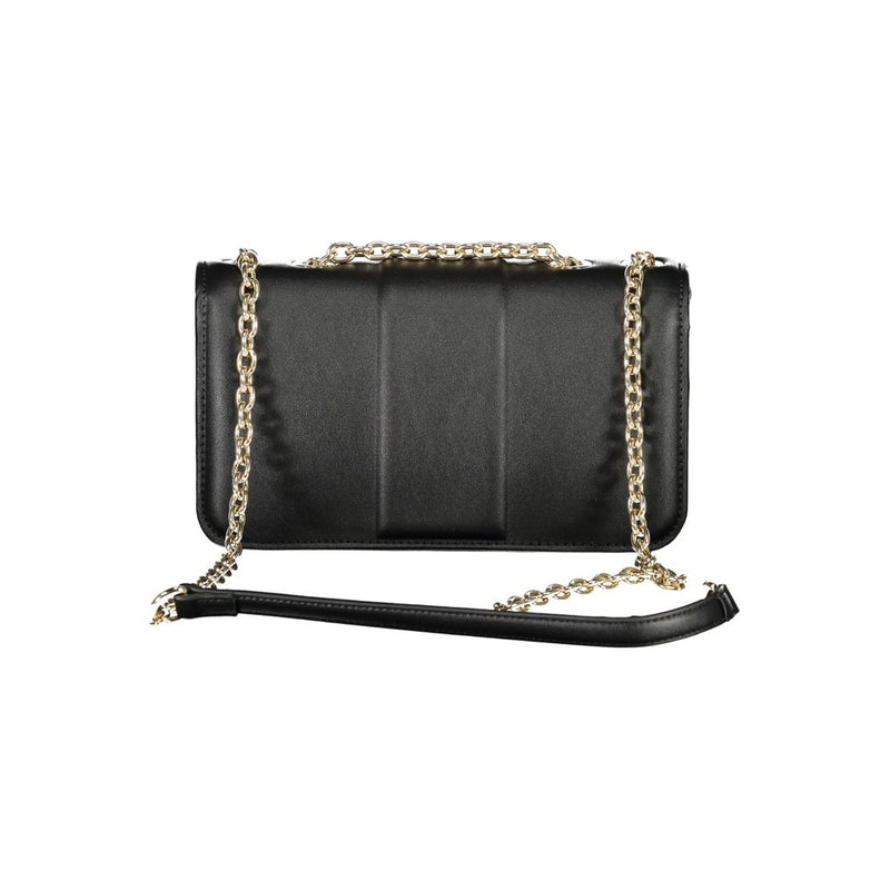 Mario Valentino Black Polyethylene Handbag - Chic Women's Accessory