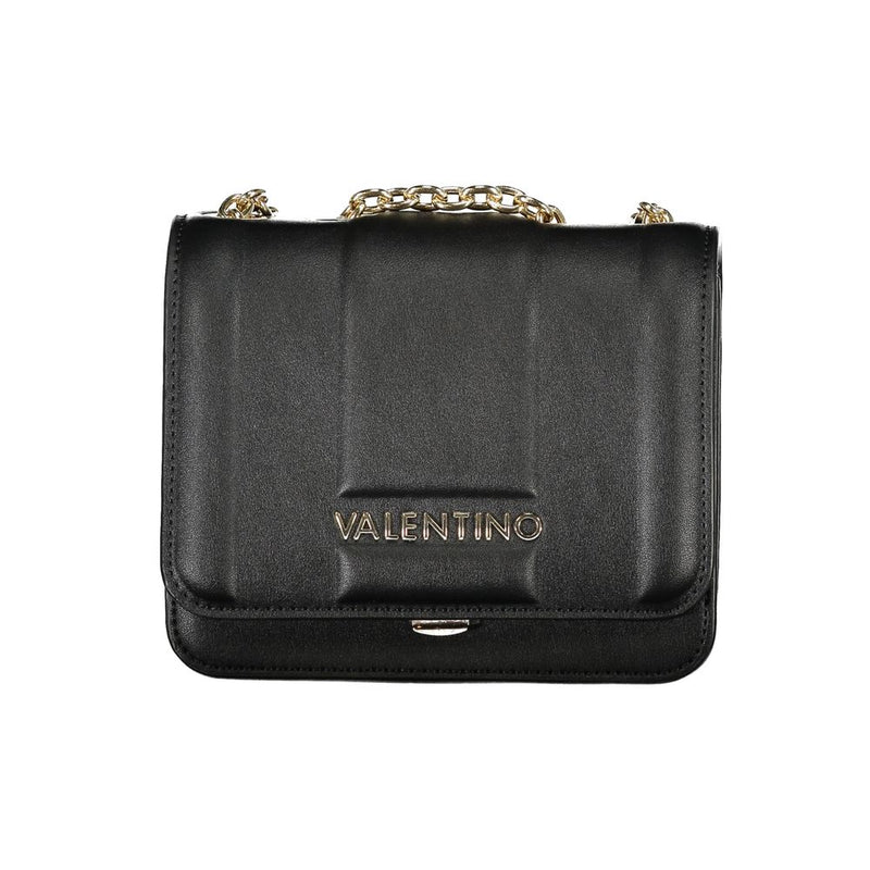 Mario Valentino Sac à main en chaîne noir en polyéthylène