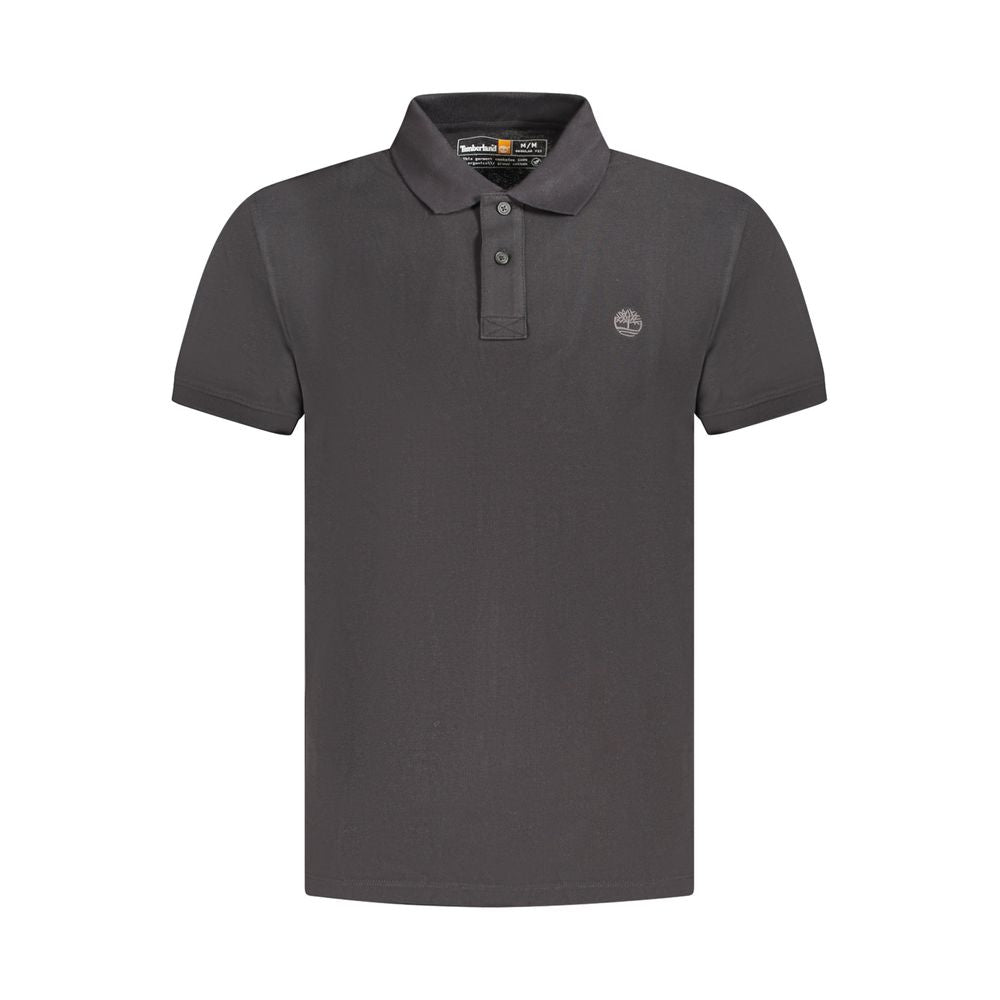 Polo homme en coton noir Timberland