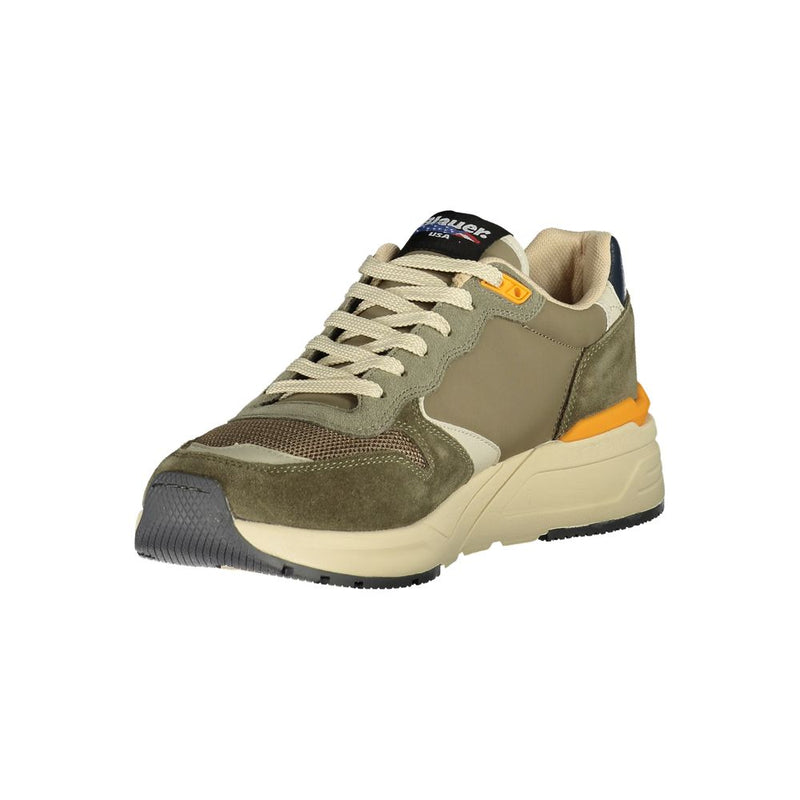 Blauer Green Polyester Men Sneaker - Stylish & Durable
