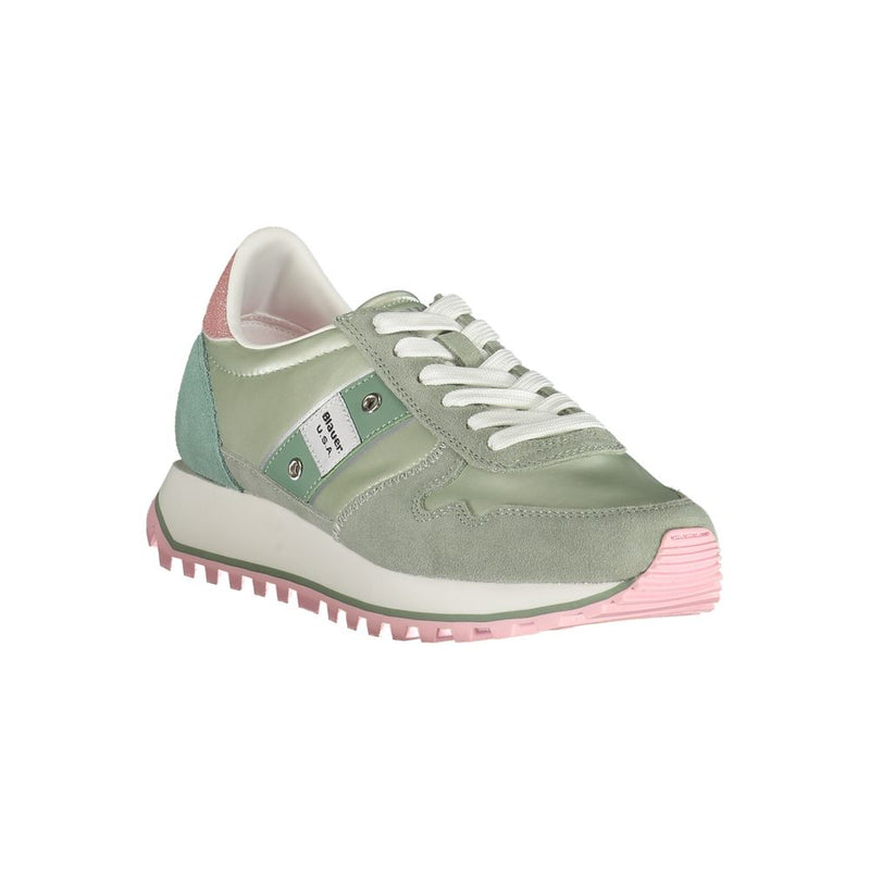 Blauer Green Polyester Women Sneaker - Style and Comfort Combined