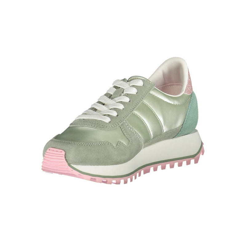 Blauer Green Polyester Women Sneaker - Style and Comfort Combined