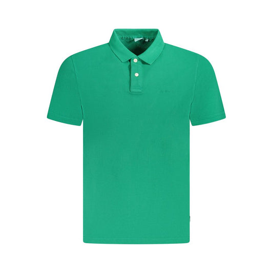 Pepe Jeans Green Cotton Polo Shirt