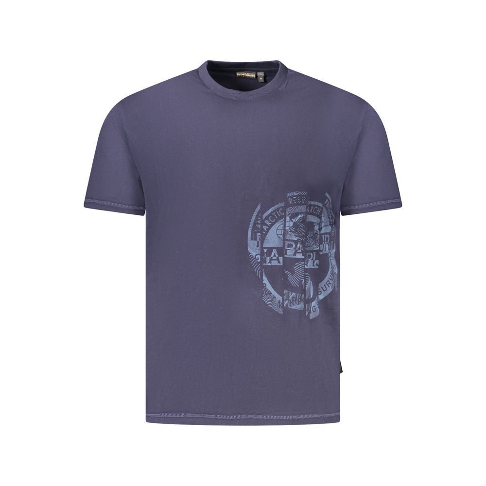 Napapijri Blauw Katoenen Heren T-Shirt