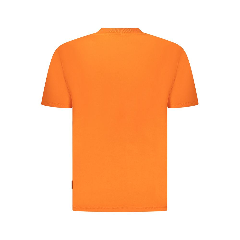 T-shirt homme en coton orange Napapijri