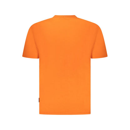 T-shirt homme en coton orange Napapijri