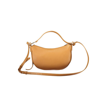 Sac à main en cuir marron Coccinelle