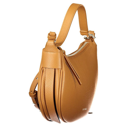Sac à main en cuir marron Coccinelle