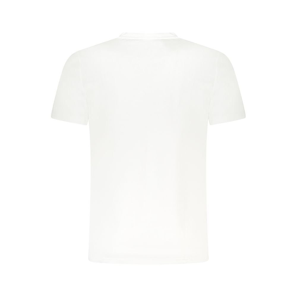 Cavalli Class White Cotton Men T-Shirt