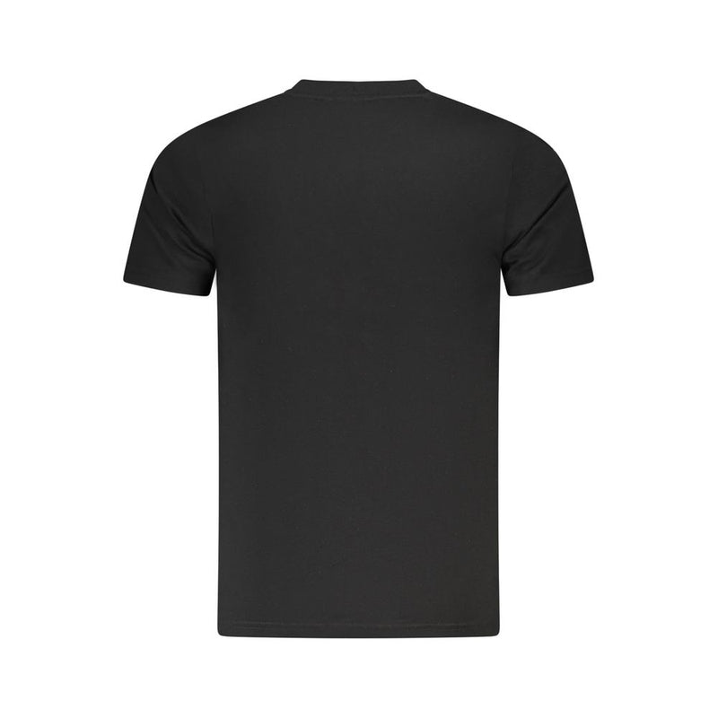 T-shirt homme en coton noir Cavalli Class