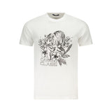 T-shirt homme en coton blanc Cavalli Class