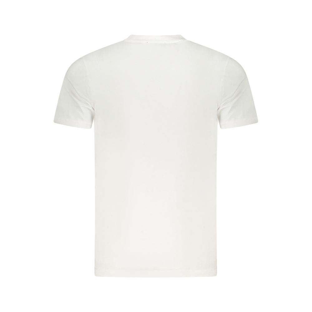 T-shirt homme en coton blanc Cavalli Class