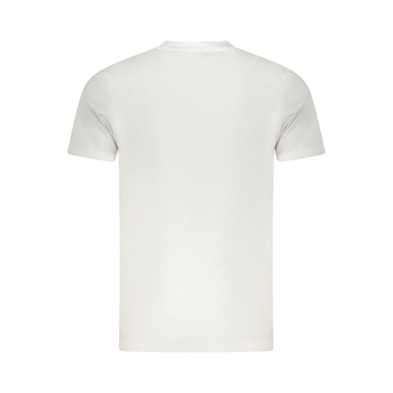 T-shirt homme en coton blanc Cavalli Class