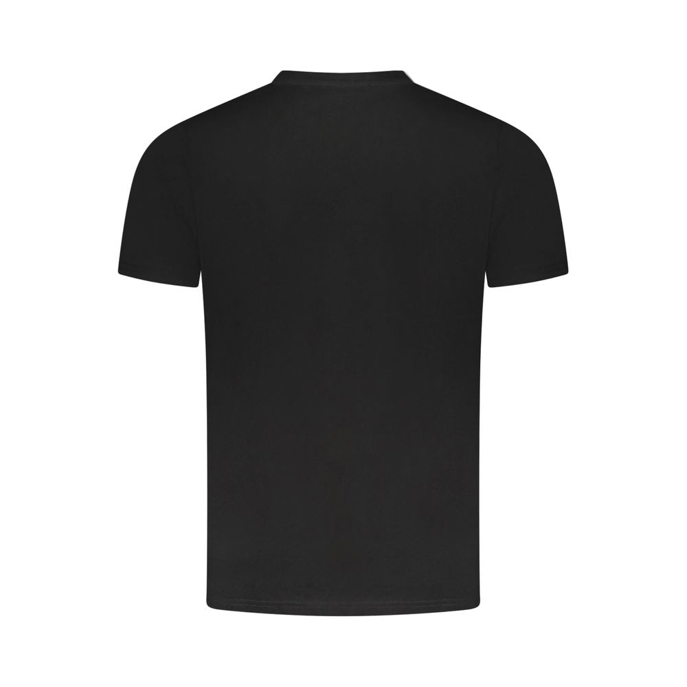 T-shirt homme en coton noir Cavalli Class
