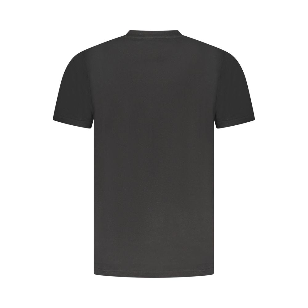 T-shirt homme en coton noir Cavalli Class