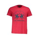 T-shirt La Martina en coton rouge pour homme
