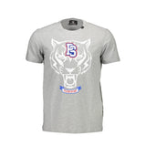 T-shirt homme en coton brun Plein Sport