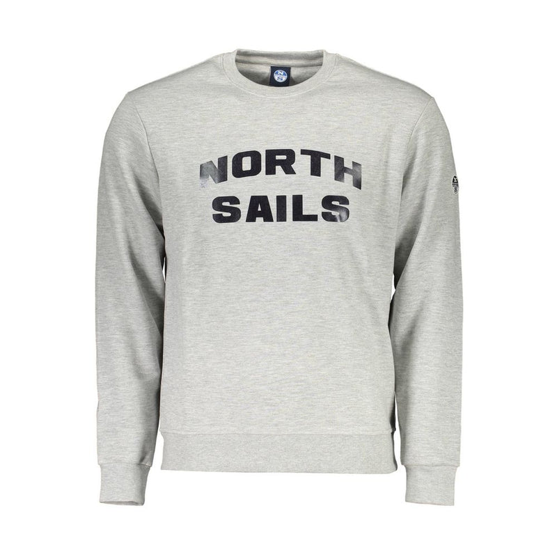 North Sails grijze katoenen herensweater