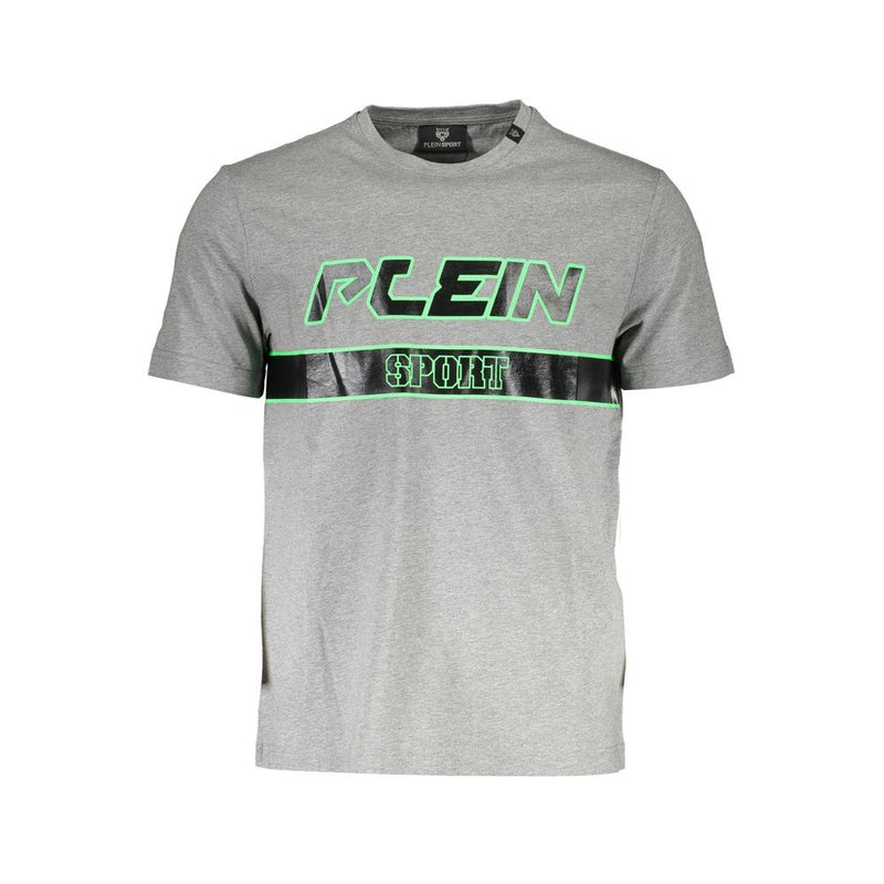 T-shirt homme en coton brun Plein Sport
