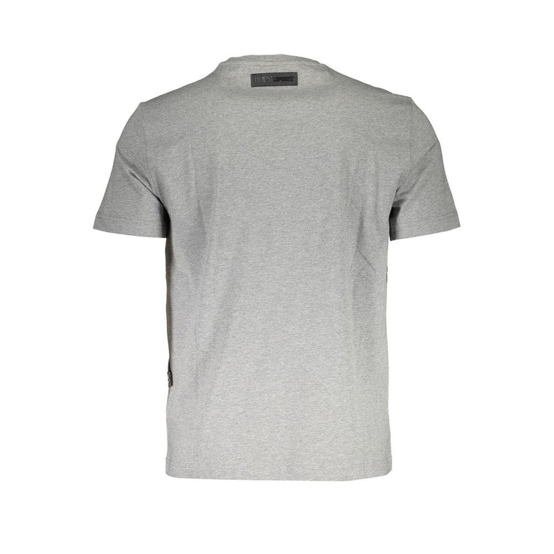 T-shirt homme en coton brun Plein Sport