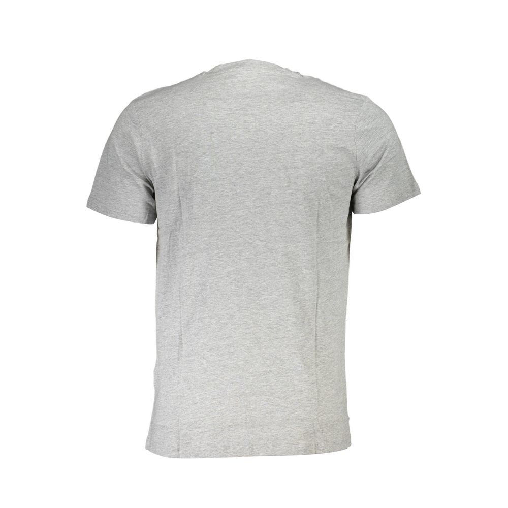T-shirt homme en coton brun Cavalli Class