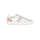 Napapijri White Leather Women Sneaker - Élégance et Confort