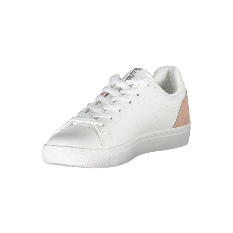 Napapijri White Leather Women Sneaker - Élégance et Confort