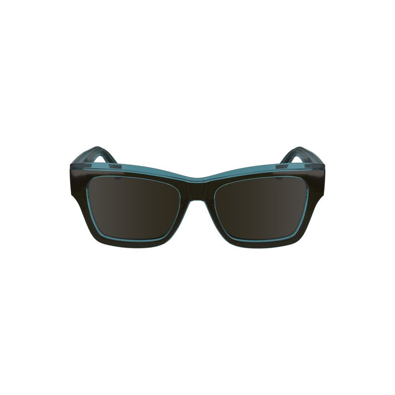 Lunettes de soleil pour homme Calvin Klein en tissu bio-sourcé brun