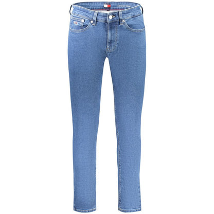 Tommy Hilfiger Blauwe Katoenen Slim Tapered Jeans voor Heren