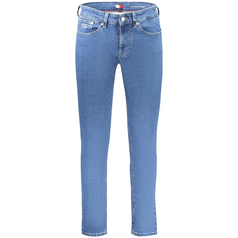 Tommy Hilfiger Blauwe Katoenen Slim Tapered Jeans voor Heren