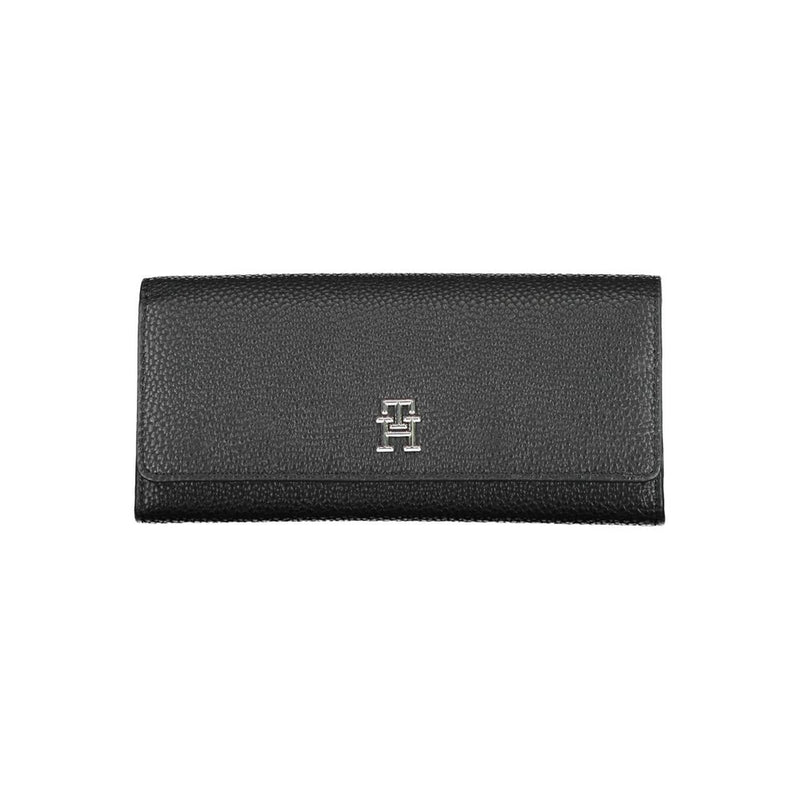 Portefeuille Femme Tommy Hilfiger Noir en Polyéthylène - Élégant et Durable