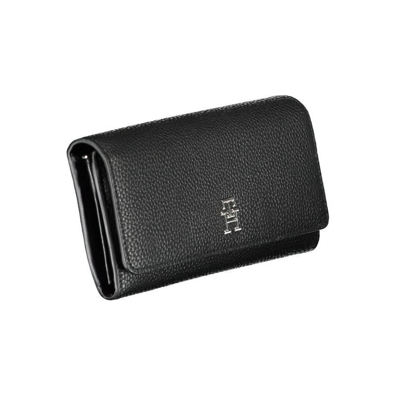 Portefeuille Femme Tommy Hilfiger Noir en Polyéthylène - Élégant et Durable