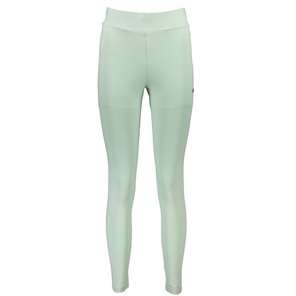 Fila Green Cotton Women Legging - Stylish and Comfortable