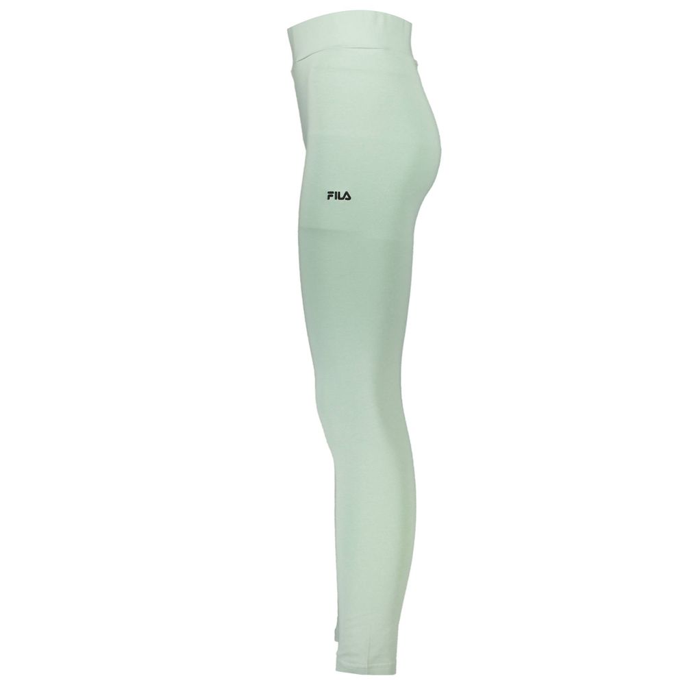 Fila Green Cotton Women Legging - Stylish and Comfortable