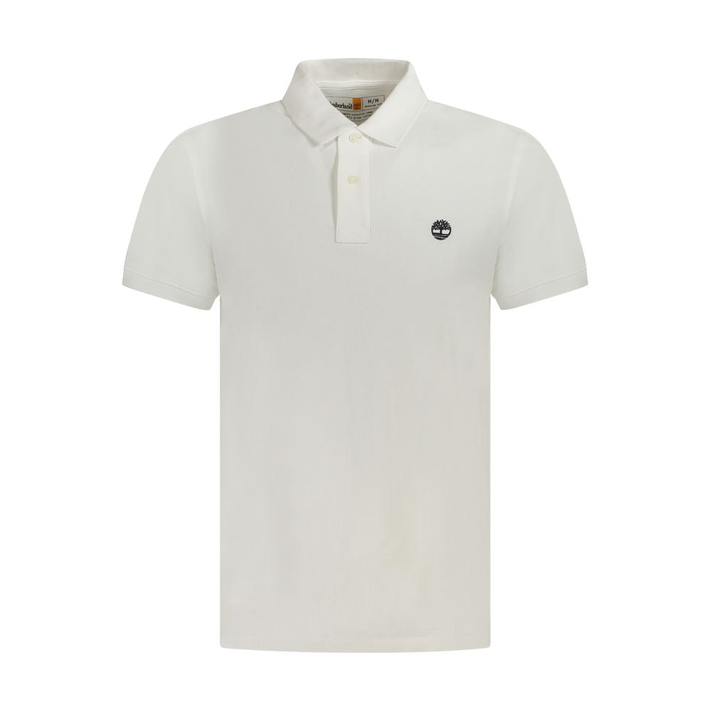 Polo homme en coton blanc Timberland