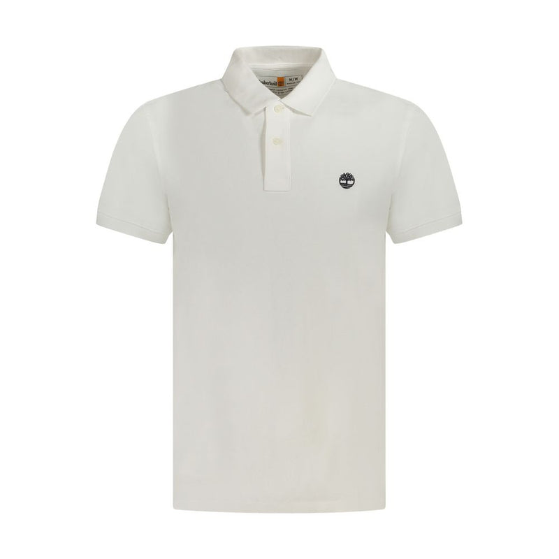 Polo homme en coton blanc Timberland